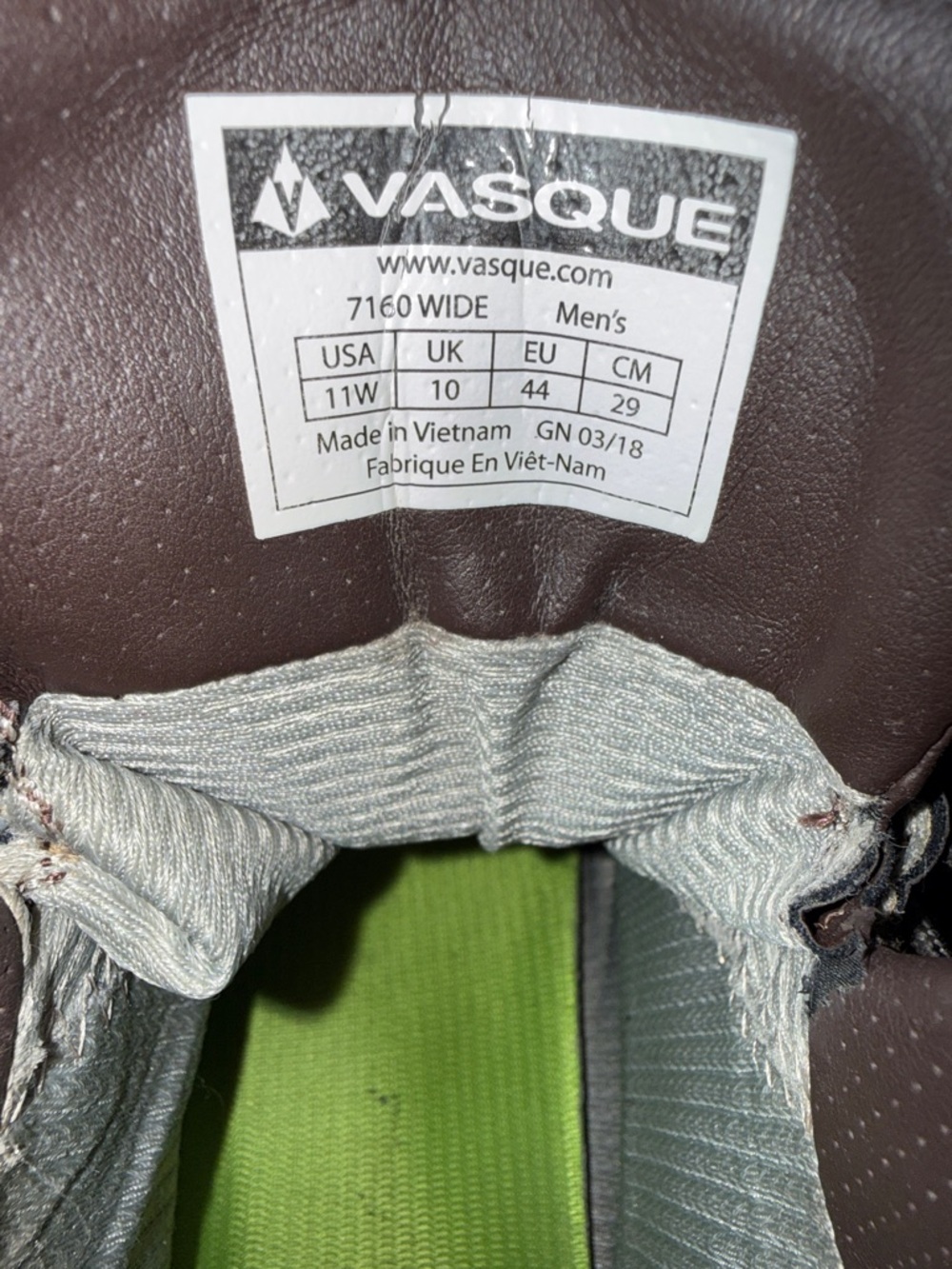 Vasque Kids Brown Leather Trail Boots - Picture 3 of 8